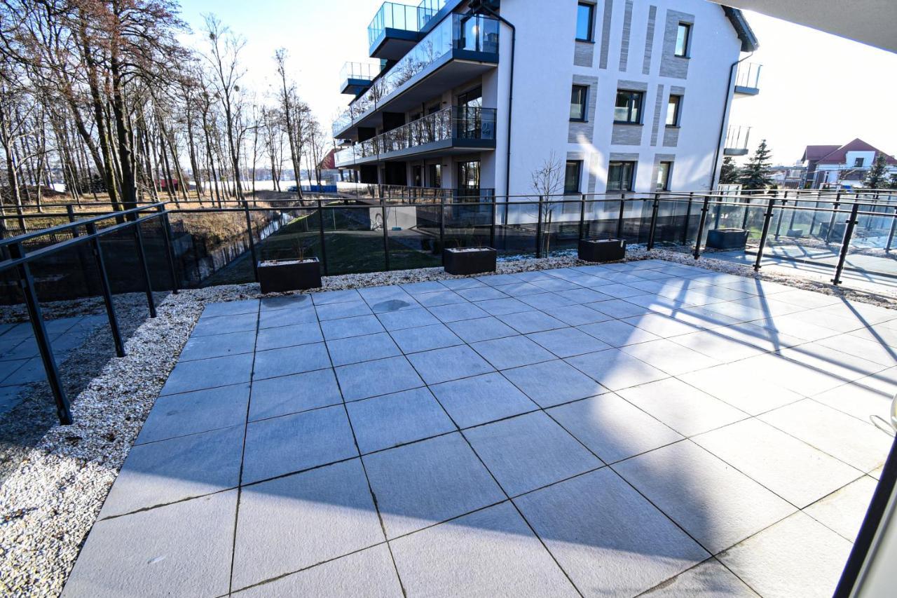 Apartament Villa Park Przy Plazy Z Widokiem Na Jezioro, Taras 50 M2 Ostróda Exterior foto
